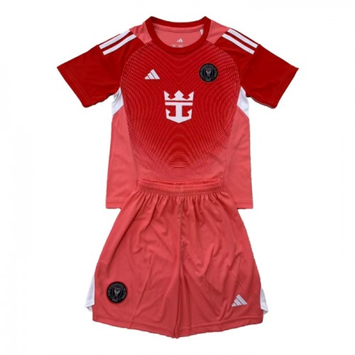 Ensemble Maillot Gardien Inter Miami CF 2025-26 Rouge Enfant Ensemble Maillot Gardien Inter Miami CF 2025-26 Rouge Enfant